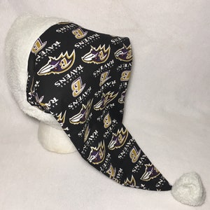 Baltimore Ravens Santa Hat - Etsy
