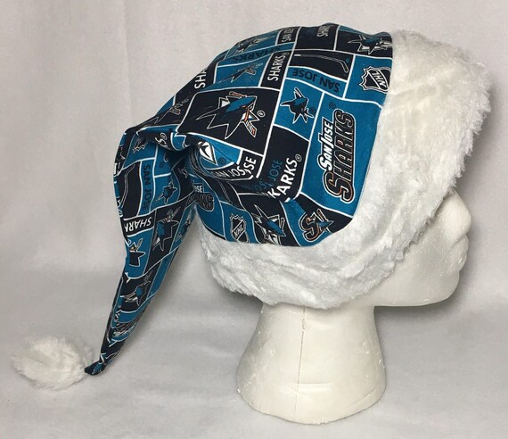 san jose sharks santa hat