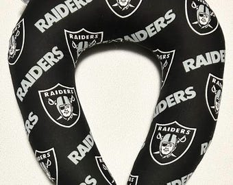 Raiders- Travel/Neck Pillow