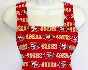 San Francisco 49ers- Full Size BBQ Apron with Pockets