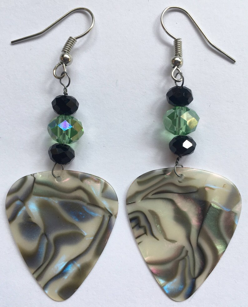 1 Pair Guitar Pick Earrings Etsy