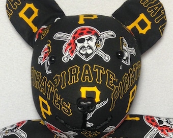 Oso de peluche personalizado de 20" de los Piratas de Pittsburgh