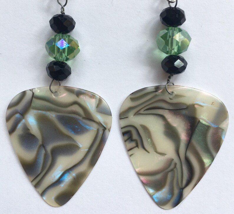 1 Pair Guitar Pick Earrings Etsy