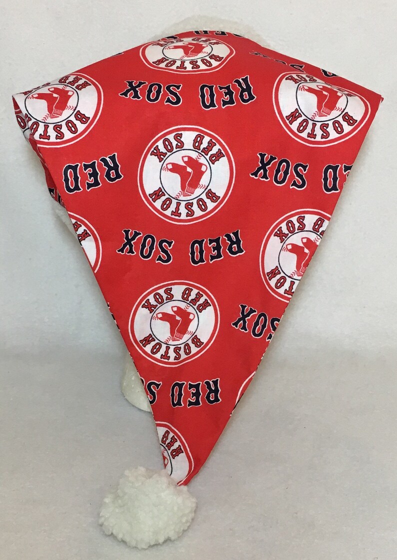 Boston Red Sox Adult Santa Hat Etsy