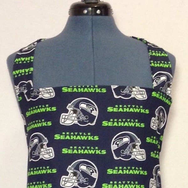 Seattle Seahawks- Full Size BBQ Apron with Pockets