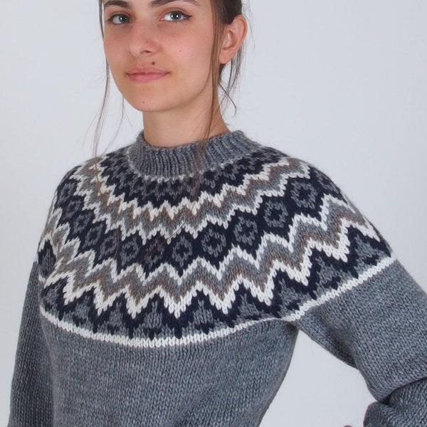Street One Maglione Donna Stile Norvegese, Colletto Alto, Misto Cotone