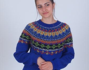 ノルディックセーター、手編みセーター、ノルウェーセーター、フェア