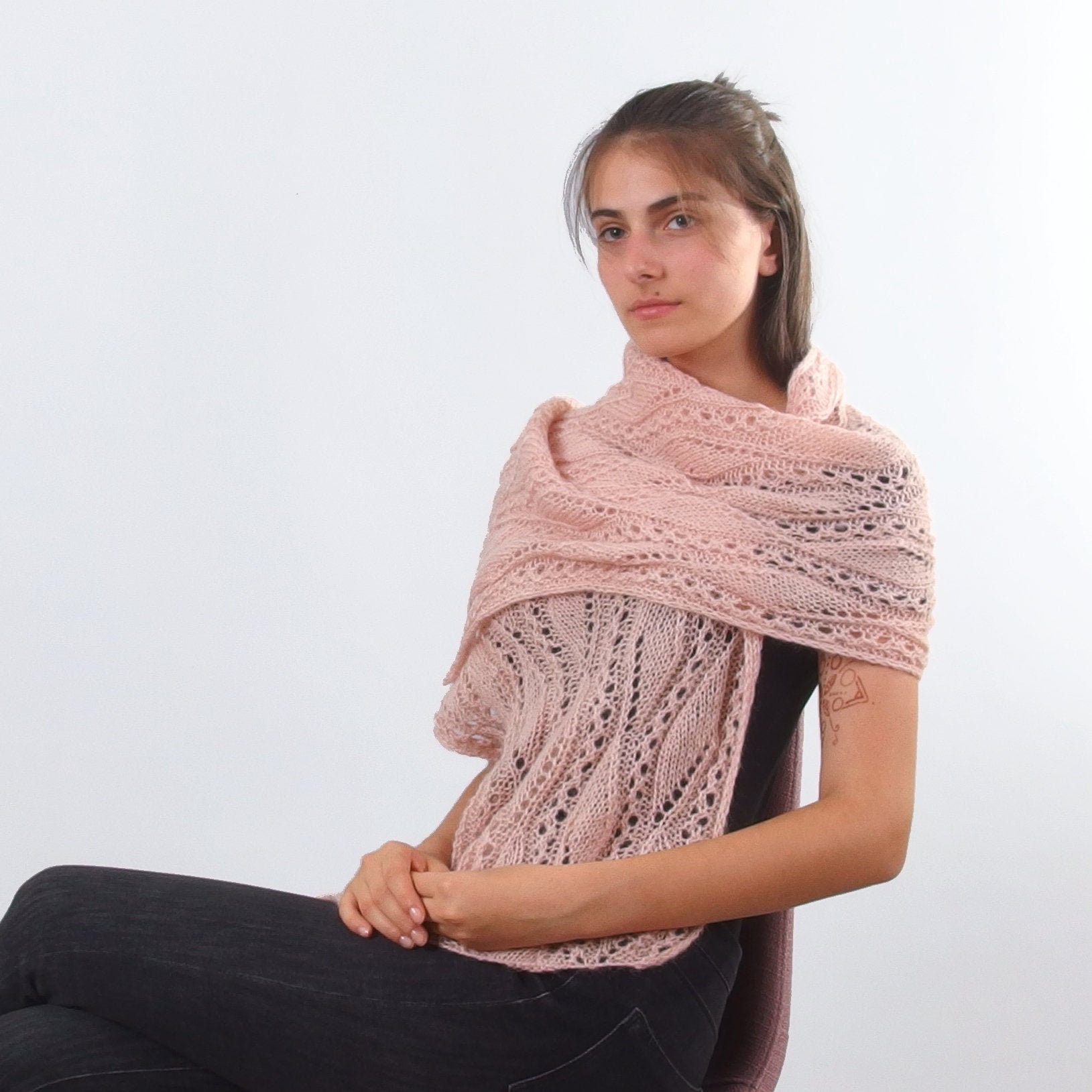 Knitted Muffler - Etsy Knitted Muffler - Etsy