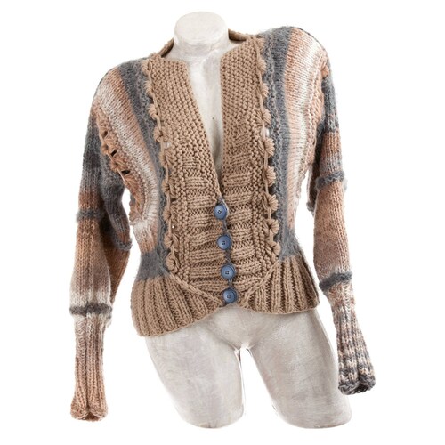 bell sleeve knit cardigan
