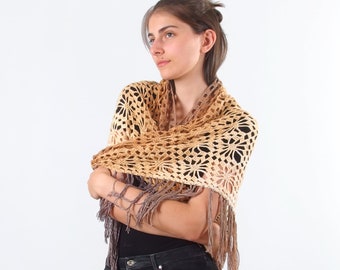 Châle Léger Écharpe Triangle Dentelle JK Home - Foulard Léger Printemps/Automne Pour Femme écharpe Triangle Femme