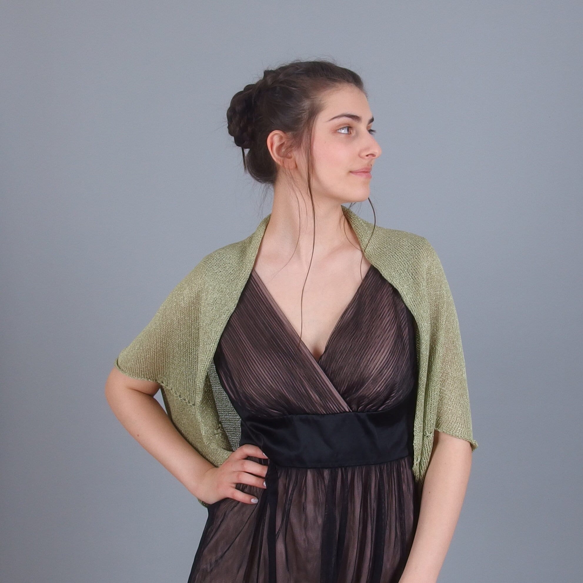 Linen Bolero - Etsy Linen Bolero - Etsy