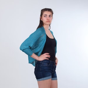 Shrug Strickjacke, Shrug Strickjacke, Shrug Strickjacke, Dolman Ärmelbolero, Übergröße Bolero Shrug Bild 4