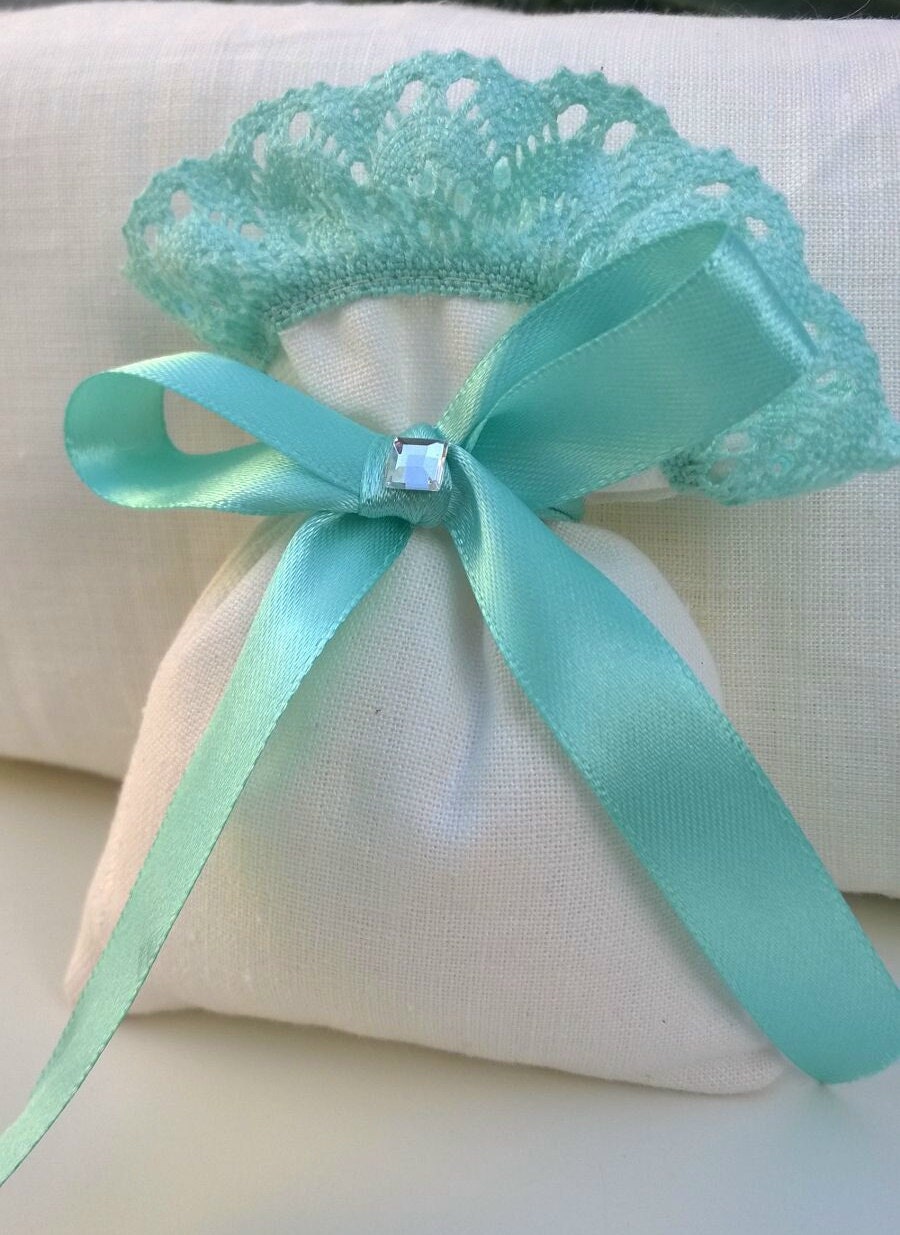 Sacchetti confettiBomboniere matrimonio in misto lino bianco Etsy