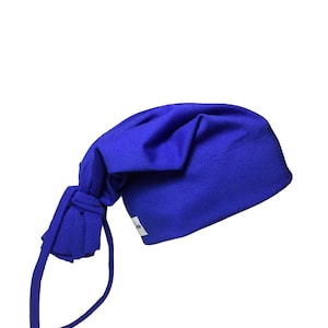 Royalblaue Davinaire Krawatte Mütze
