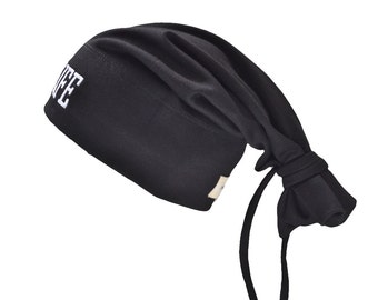 THUG LIFE Tie Beanie Black