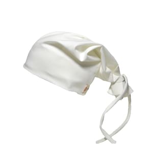 Weiße Davinaire Krawatte Beanie