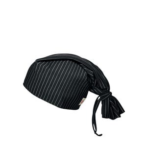 Svart/Vit Fine Pinstripes Knytmössa