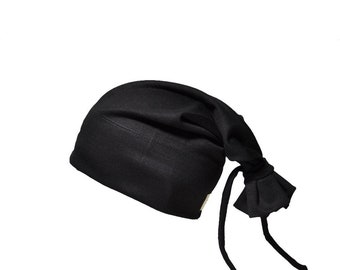 Gorro de corbata negra