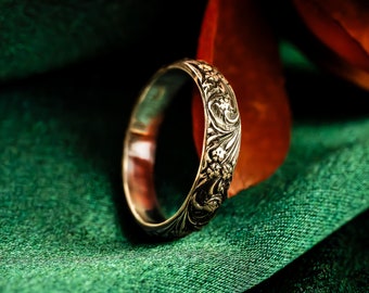 Victorian Garden Ring-Sterling Silver