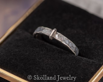 Claires Key Ring Outlander Mm Solid Sterling Silver Engravable