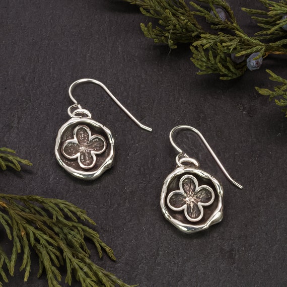 Ekklesia Earrings quatrefoil Dangle and Drop Style Earrings