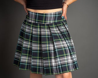 REGULAR MINI Skirt Plaid Pleated (Edinburgh)