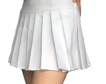 REGULAR MINI Falda Cuadros Plisada (Snow)