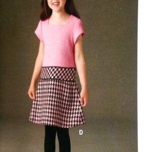 Kid&#39;s coat and dress pattern sz 3-8; #6018 New Look sewing Pattern, girl&#39;s coat and jumper/ dress