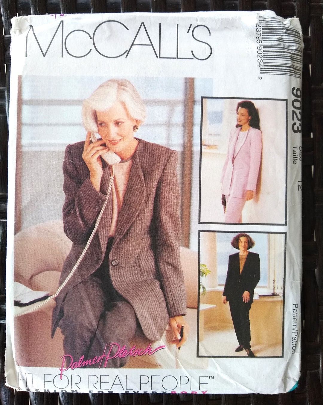 Vintage Palmer/ Pletsch Pattern #9023 Sz 12 or 20 Mccall Sewing Pattern ...