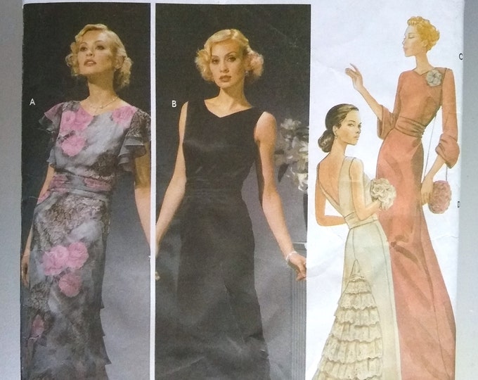 1930s-40s Style Dress #5876 Sz 6-12 Simplicity Sewing Pattern, Fancy ...
