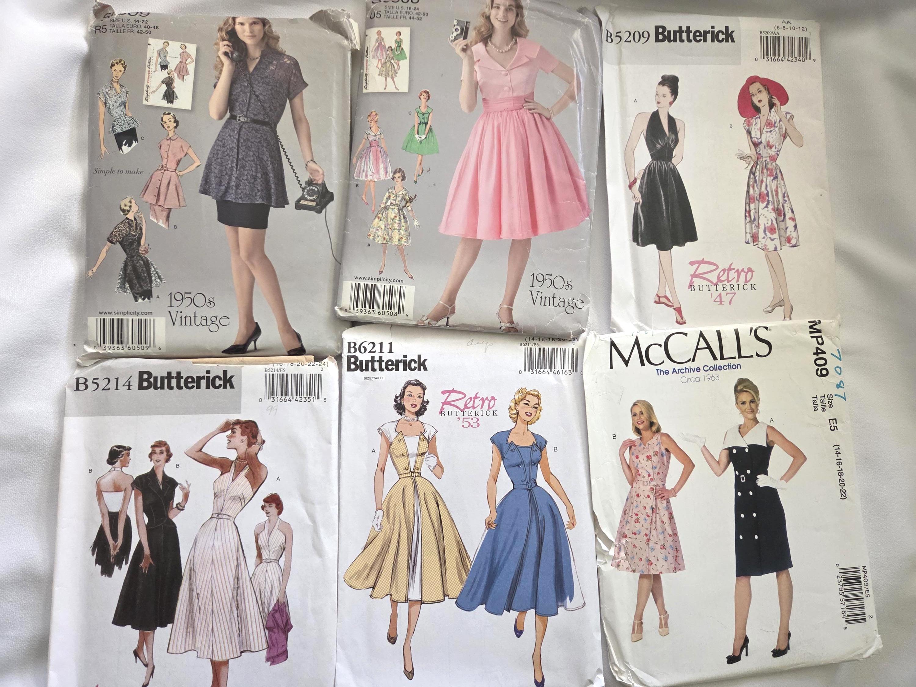 sachin and babi light blue dress 1950s Style Halter Neck Dress Pattern: Vintage Rockabilly Style (PDF  Downloadable Pattern, XXS-10XL Sizes) main image 0