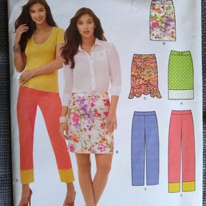 Skirt and Pants Pattern sz 8-18 New Look #6155 or 0171, Skirts, Pants with band or cropped