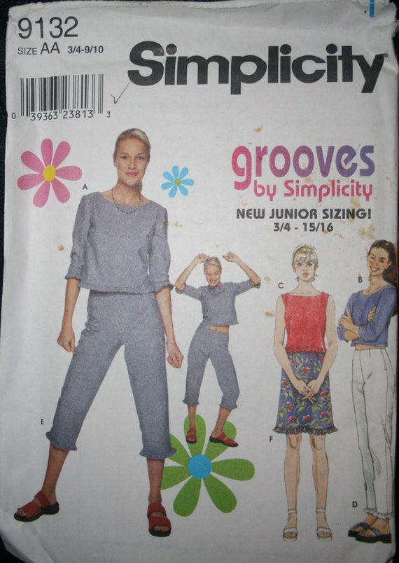 Junior top crop pants