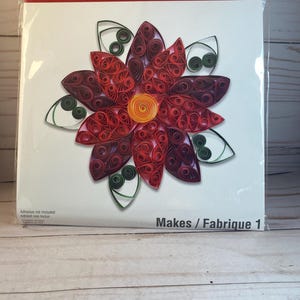 Recollections Christmas Quilling Ornament Kit: Poinsettia, Candy Cane, Tree