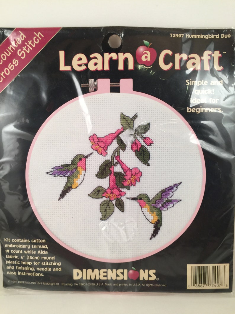 Learn-A-Craft Everything Is Possible Counted Cross Stitch Ki-6 Round 14 Count