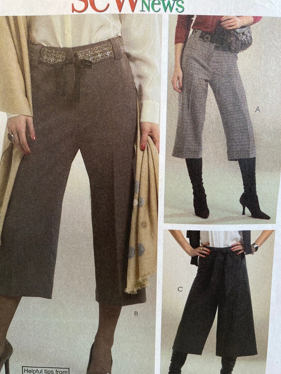 Misses Gaucho Pants Mccall's 5185 