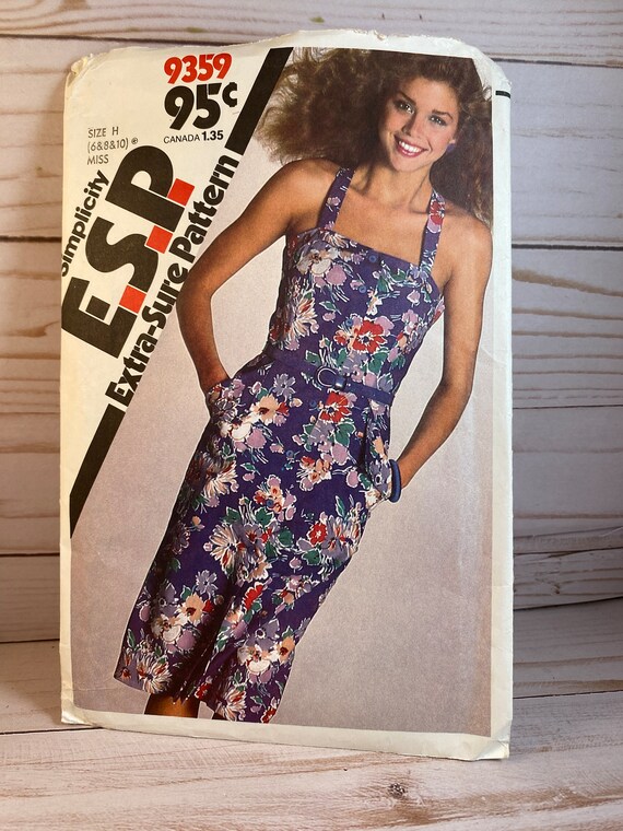 90s Misses Sundress, Simplicity 9359, Extra Sure, Sewing Pattern, Shoulder  Straps - Etsy