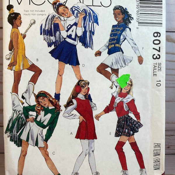 Cheerleader Uniform Sewing Pattern Etsy