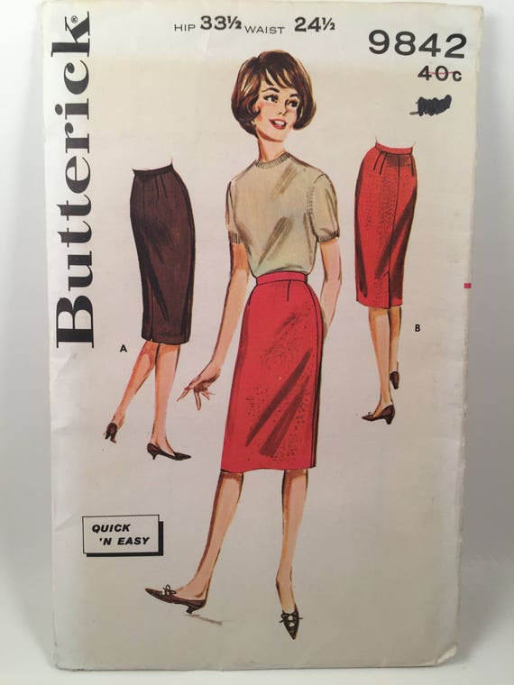 Jupe des ann es 50 Butterick 9842 patrons de couture jupe