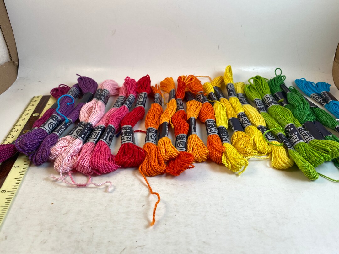 Embroidery Thread, Skeins DFN Craft Thread, 100 Cotton, MIXED Color