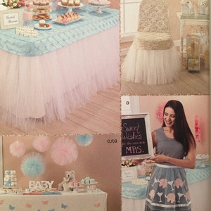 Simplicity 8353 Sewing Pattern: Party Decor, Table & Chair Covers