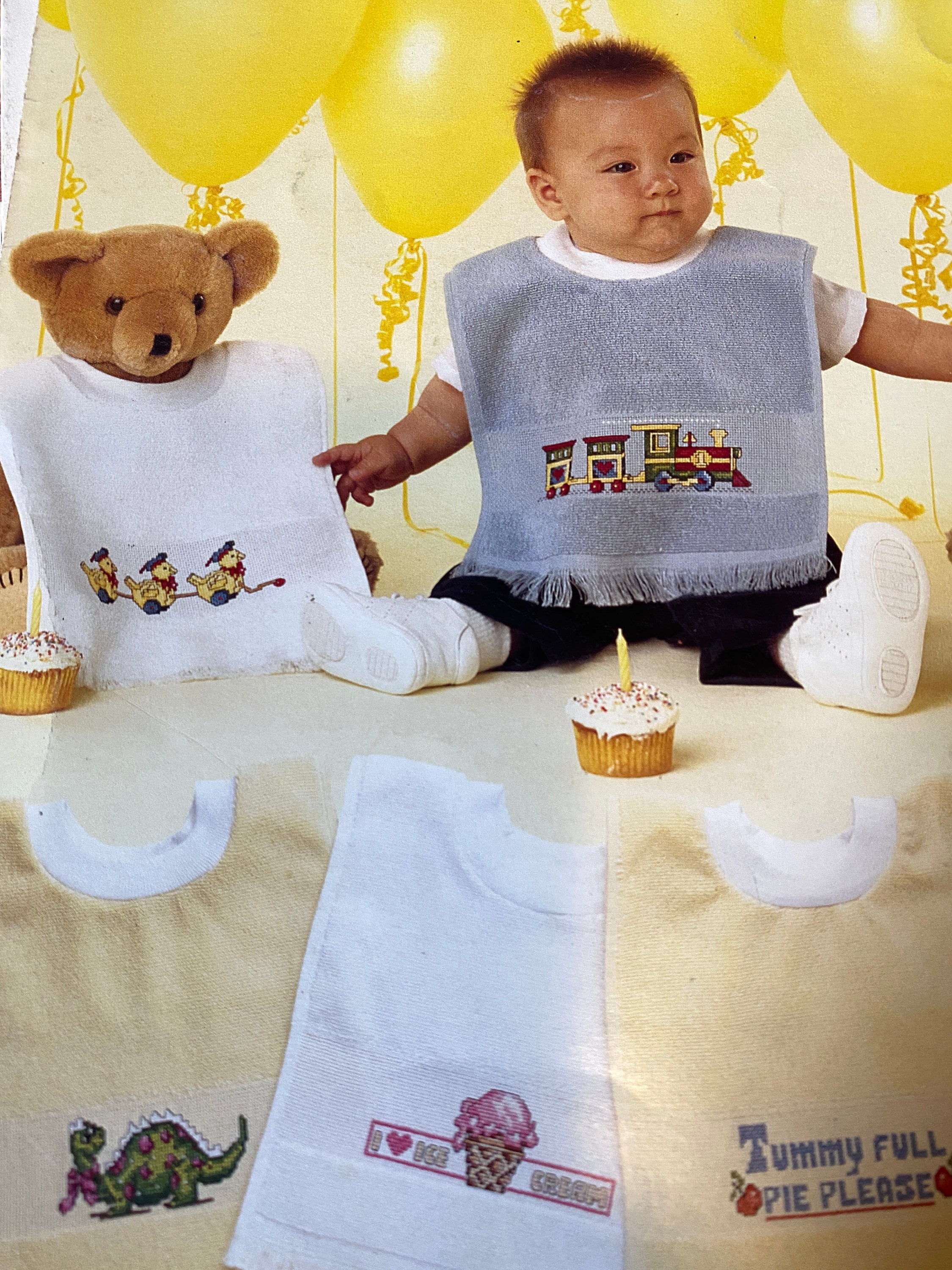 Downloadable Counted Cross Stitch Patterns For Baby Bibs Baby Bibs