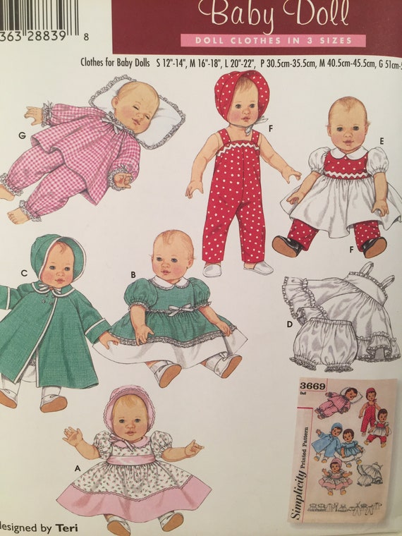 etsy baby doll clothes