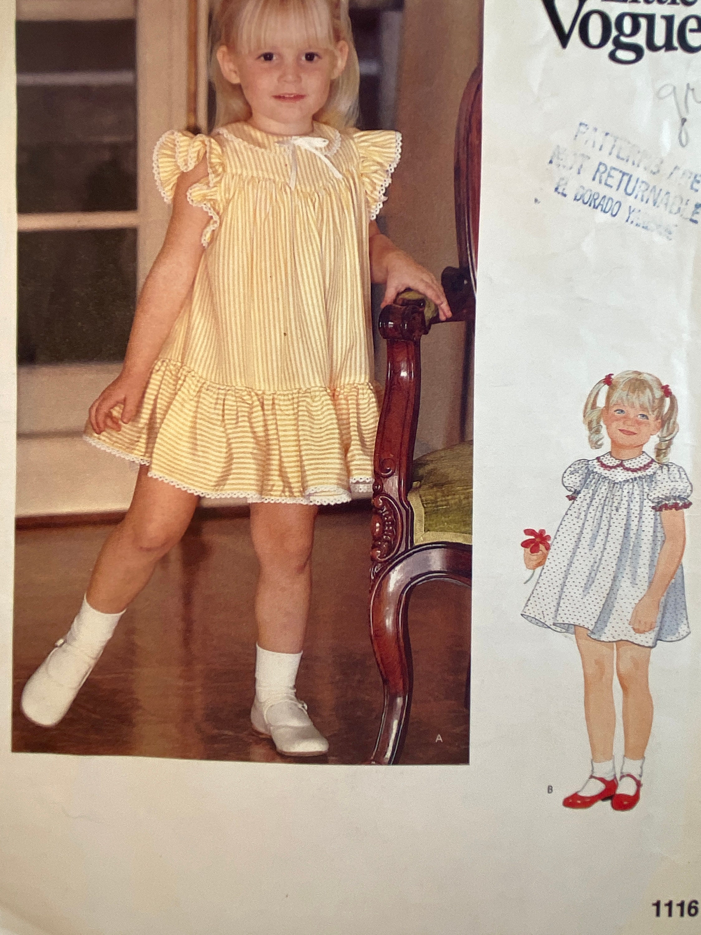 1980 little girl best sale dresses