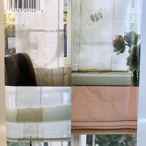 Simplicity 4609: Roman Blinds & Sheer Panels Sewing Pattern