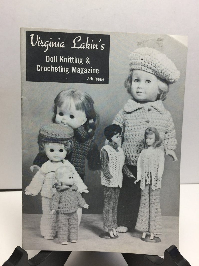 Ginny Crochet /& knit Doll clothes 8/" Pattern vintage