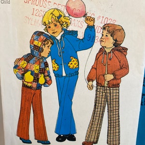 1970s Girls Dress Sewing Pattern: Simplicity 7105 Bell Bottom Pants Top