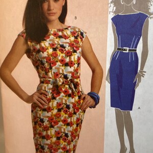 McCall&#39;s 5845 Misses Fitted Lined Dress Sewing Pattern