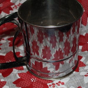 Vintage Androck One Handed Flour Sifter, Chrome Plated