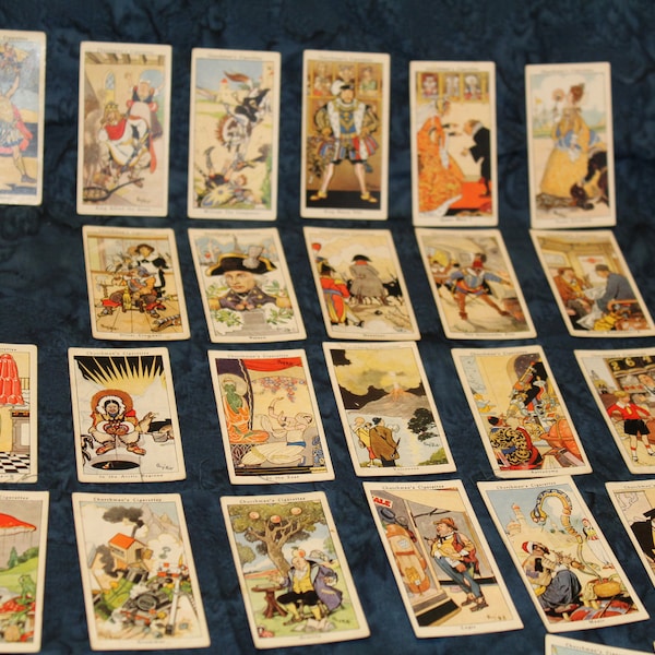 Vintage 1937 Churchman's Cigarettes Howlers Series Trading Cards 39 of 40 Card Set